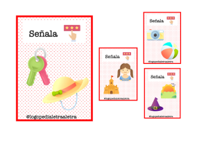 TARJETAS COMPRENSIÓN LÉXICA