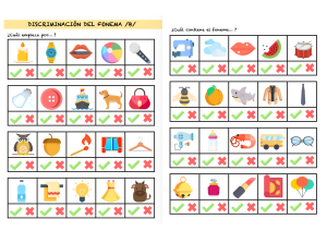 DISCRIMINACIÓN AUDITIVA POR SONIDOS