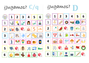 JUEGO POR SONIDOS CON DADOS