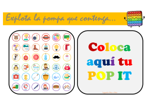 ARTICULACIÓN CON POP IT