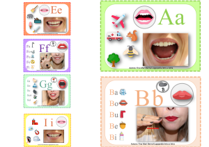 TARJETAS APOYO VISUAL ARTICULACIÓN